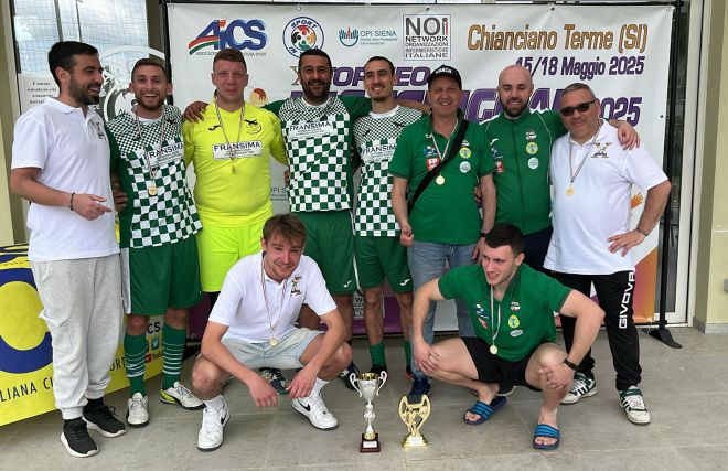 A Chianciano al Nightingoal 2025 la squadra del Cral Sant’Anna conquista il terzo posto  